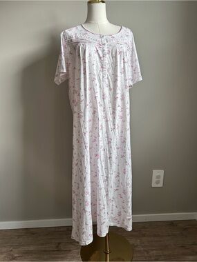 Floral Cotton nighty feminine dainty comfort casual granny grandmacore summer